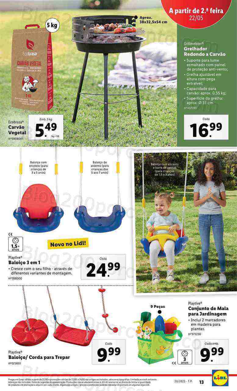 Antevisão Folheto LIDL Promoções Bazar Promoções de 18 a 24 maio