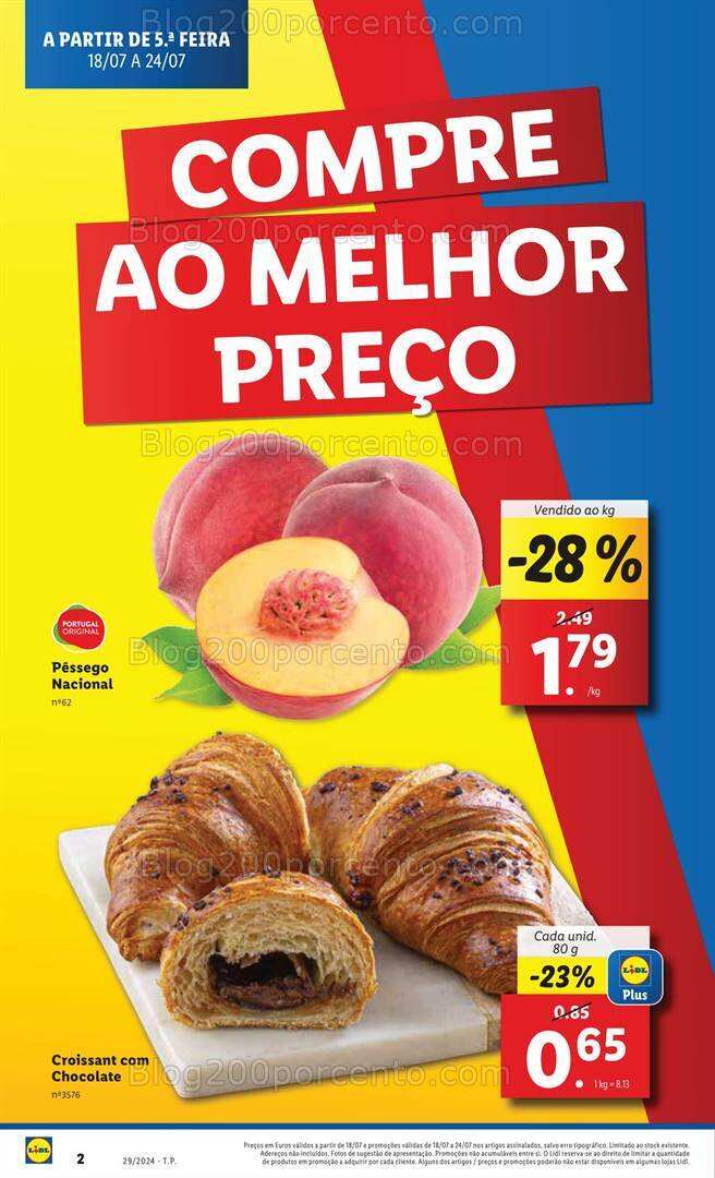 Antevisão Folheto LIDL Promoções de 18 a 24 julho