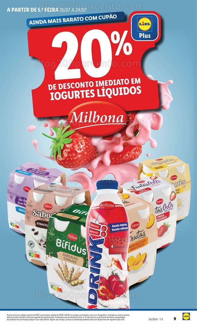 Antevisão Folheto LIDL Promoções de 18 a 24 julho