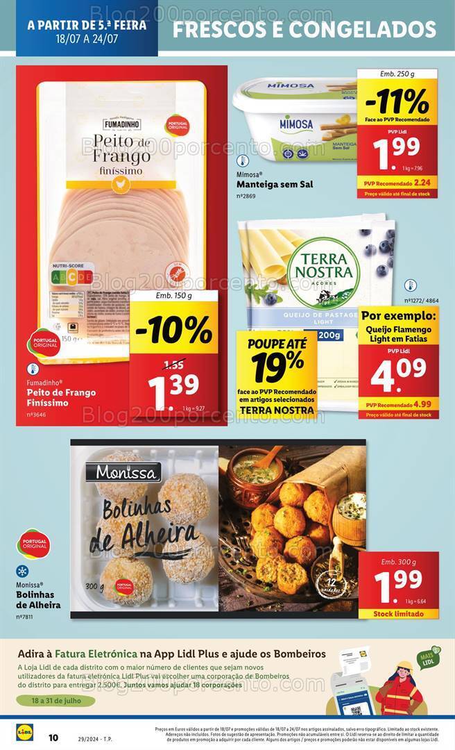 Antevisão Folheto LIDL Promoções de 18 a 24 julho