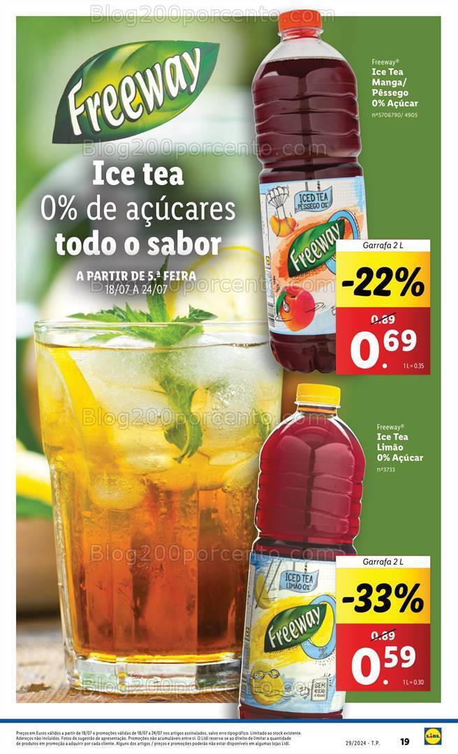 Antevisão Folheto LIDL Promoções de 18 a 24 julho