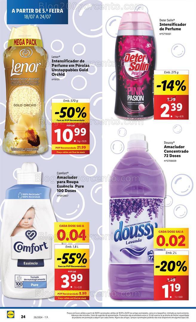 Antevisão Folheto LIDL Promoções de 18 a 24 julho