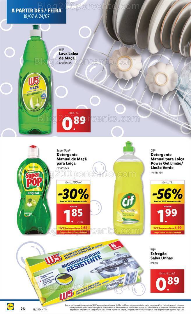 Antevisão Folheto LIDL Promoções de 18 a 24 julho