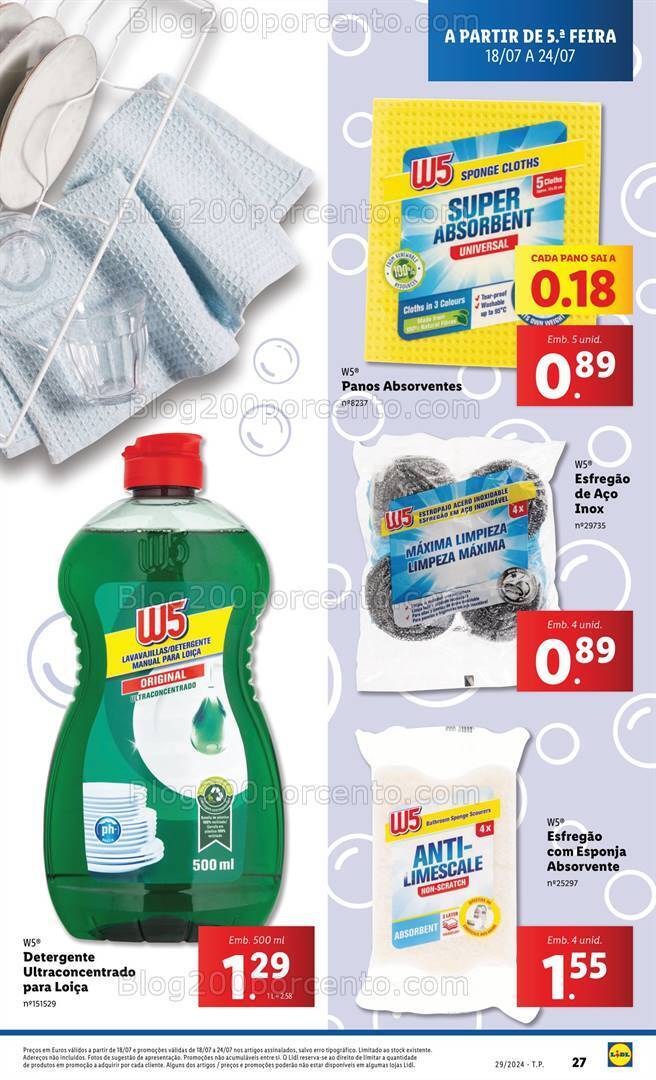 Antevisão Folheto LIDL Promoções de 18 a 24 julho