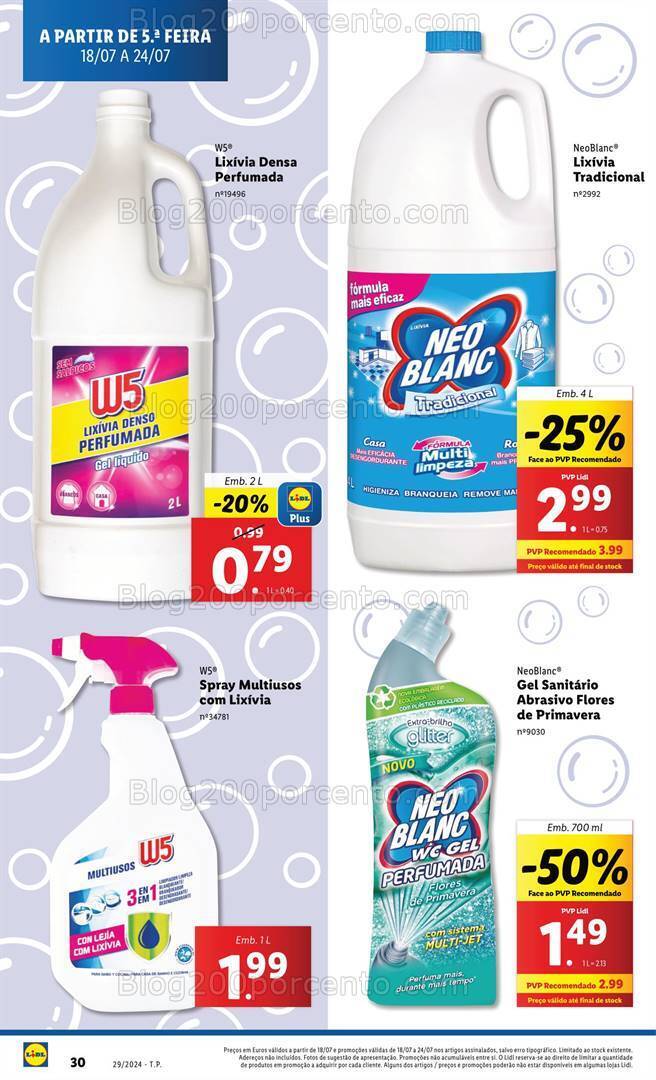 Antevisão Folheto LIDL Promoções de 18 a 24 julho