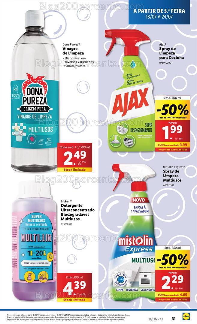 Antevisão Folheto LIDL Promoções de 18 a 24 julho