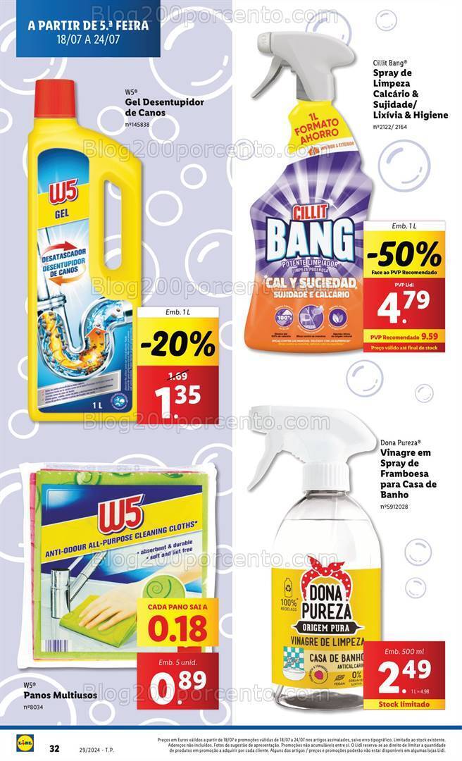 Antevisão Folheto LIDL Promoções de 18 a 24 julho