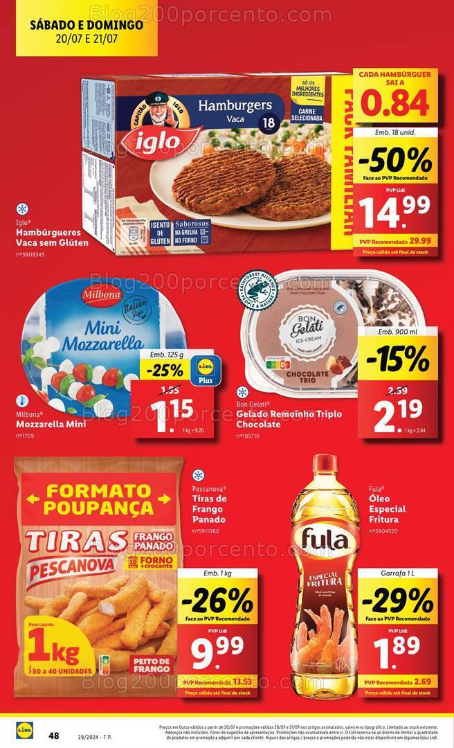 Antevisão Folheto LIDL Promoções de 18 a 24 julho