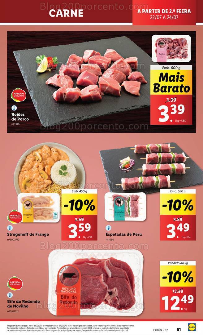 Antevisão Folheto LIDL Promoções de 18 a 24 julho