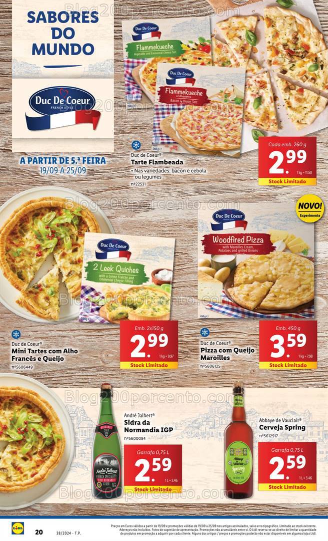 Antevisão Folheto LIDL Sabores do Mundo Promoções de 19 a 25 setembro
