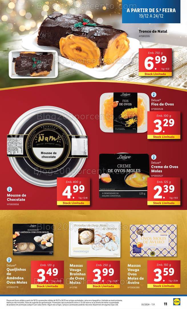 Antevisão Folheto LIDL Natal Promoções de 19 a 25 dezembro