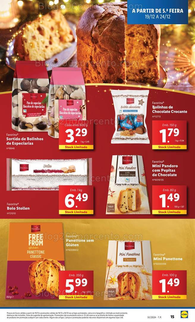 Antevisão Folheto LIDL Natal Promoções de 19 a 25 dezembro