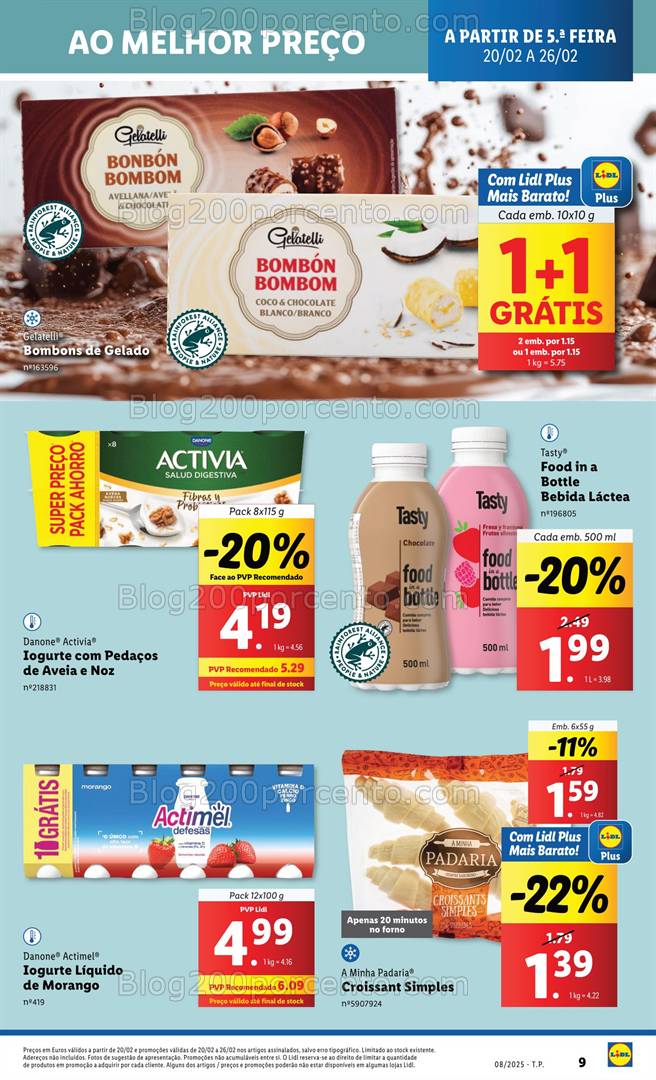 Antevisão Folheto LIDL Promoções de 20 a 26 fevereiro