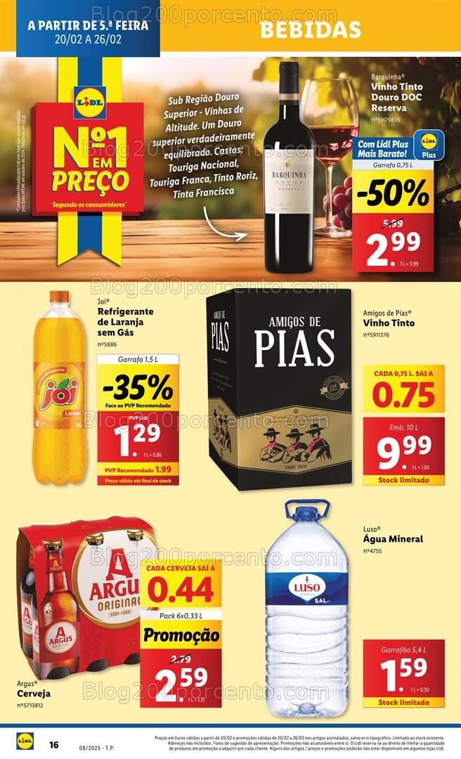 Antevisão Folheto LIDL Promoções de 20 a 26 fevereiro