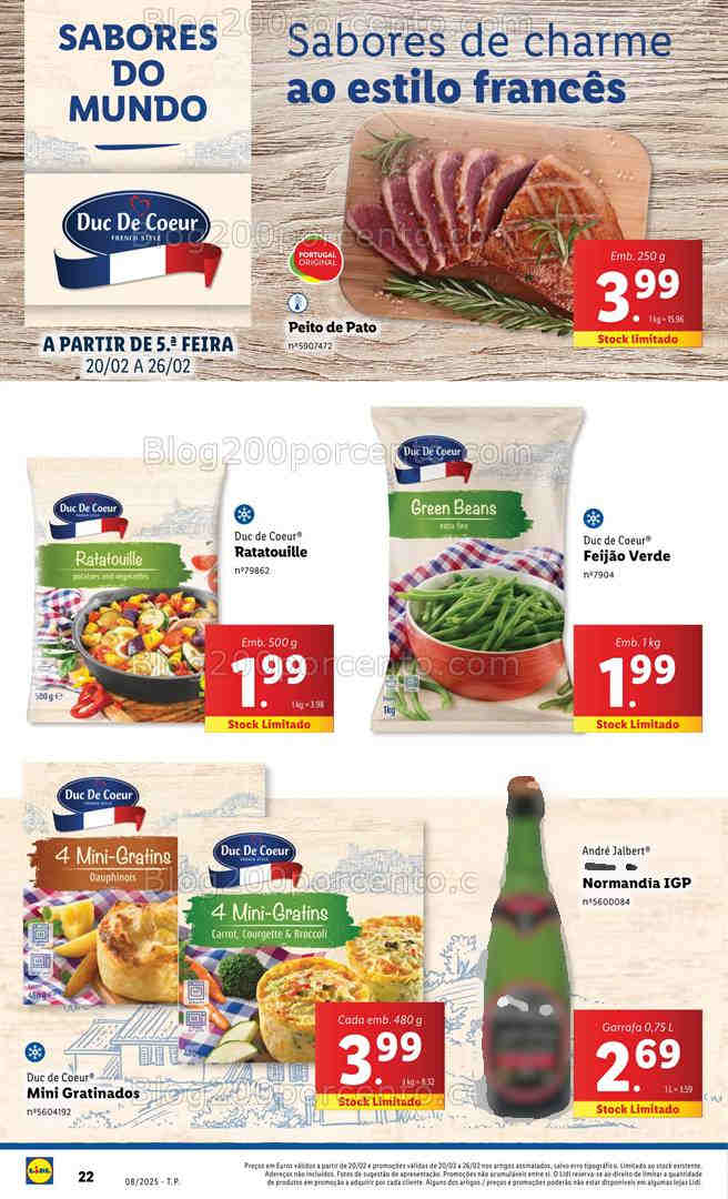 Antevisão Folheto LIDL Promoções de 20 a 26 fevereiro