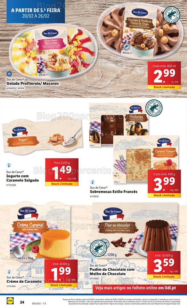 Antevisão Folheto LIDL Promoções de 20 a 26 fevereiro