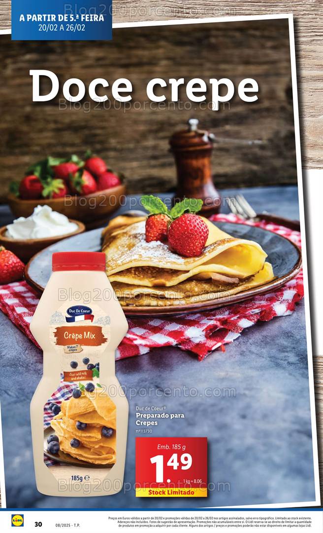 Antevisão Folheto LIDL Promoções de 20 a 26 fevereiro