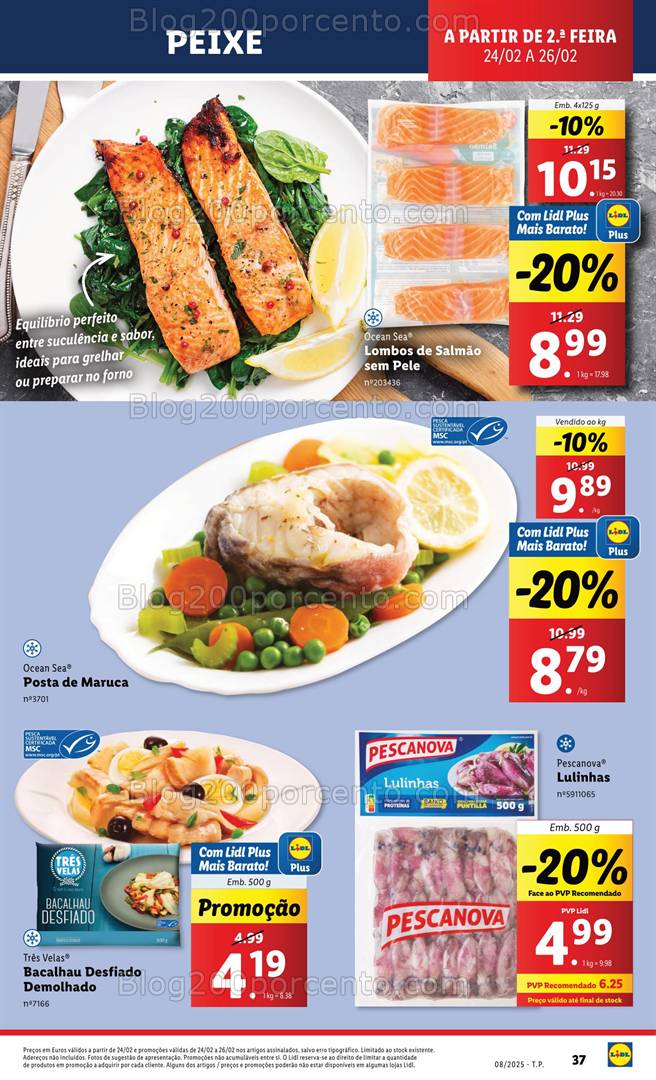 Antevisão Folheto LIDL Supermercado Promoções de 24 a 26 fevereiro