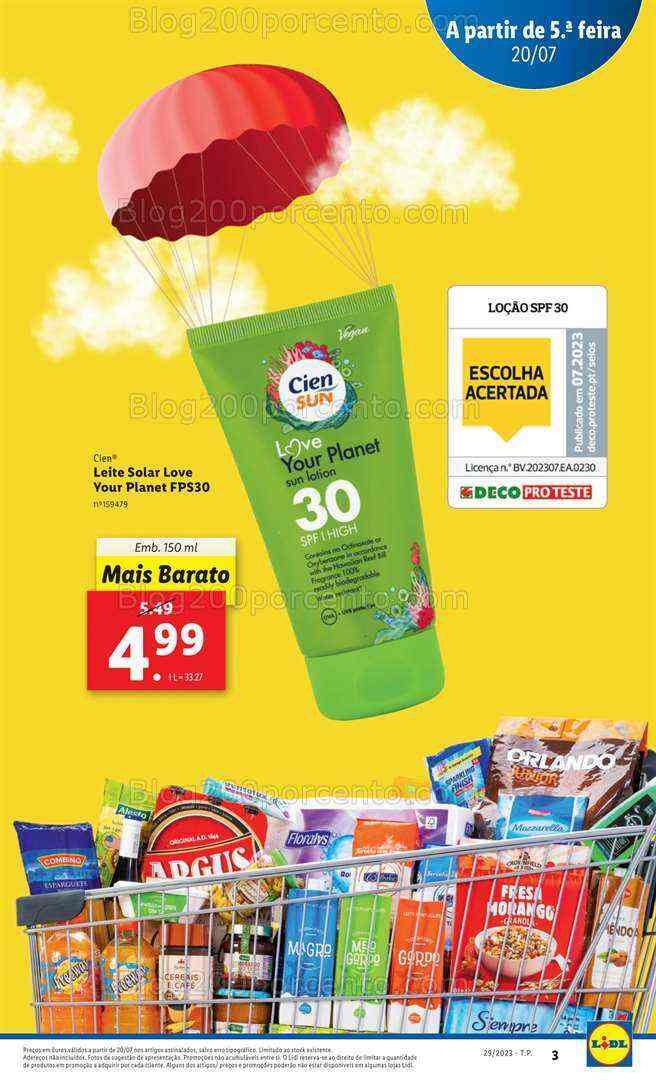 Antevisão Folheto LIDL Promoções de 20 a 26 julho - Edição Digital
