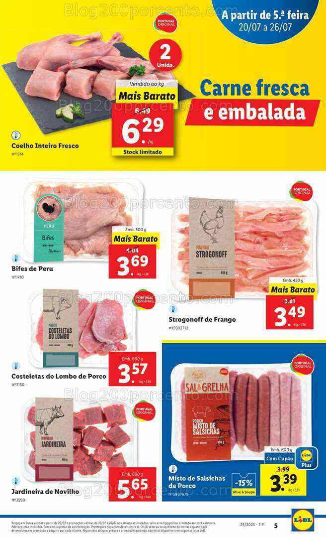 Antevisão Folheto LIDL Promoções de 20 a 26 julho - Edição Digital