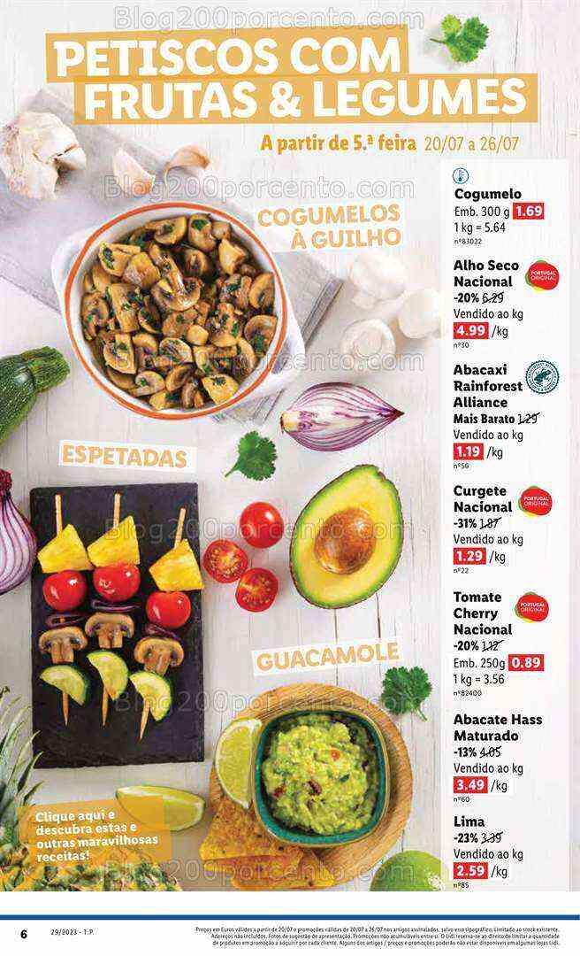 Antevisão Folheto LIDL Promoções de 20 a 26 julho - Edição Digital