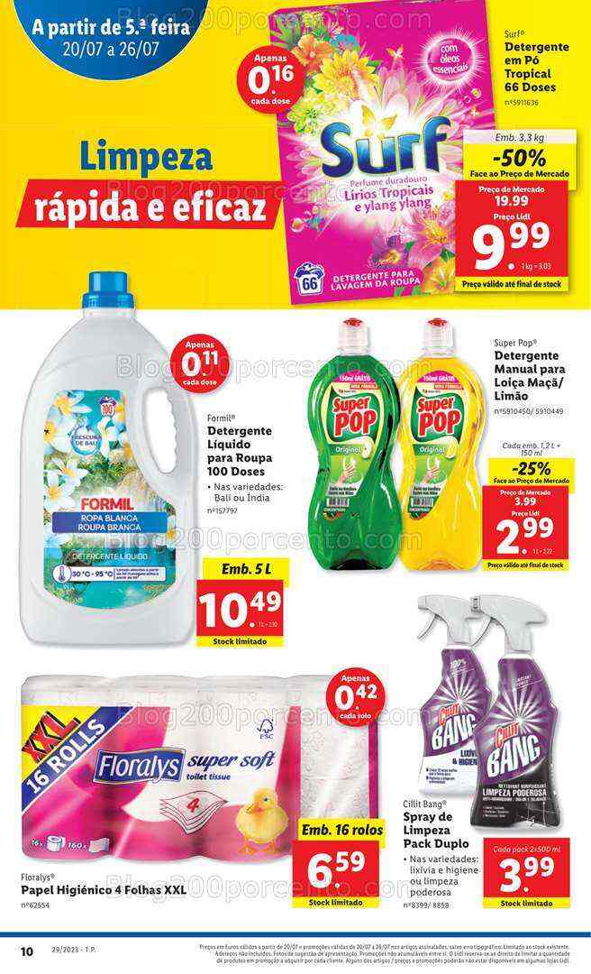 Antevisão Folheto LIDL Promoções de 20 a 26 julho - Edição Digital