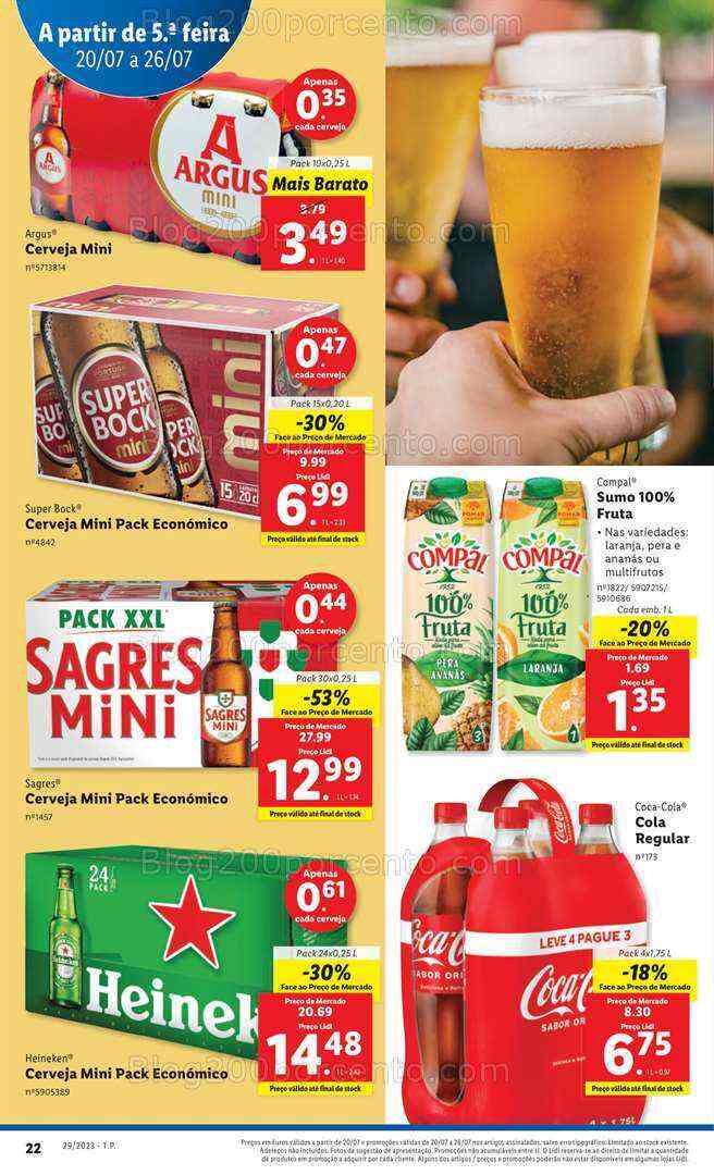 Antevisão Folheto LIDL Promoções de 20 a 26 julho - Edição Digital