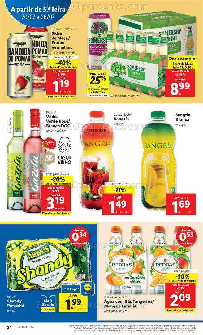 Antevisão Folheto LIDL Promoções de 20 a 26 julho - Edição Digital