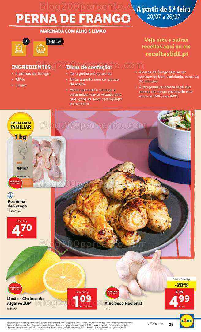 Antevisão Folheto LIDL Promoções de 20 a 26 julho - Edição Digital