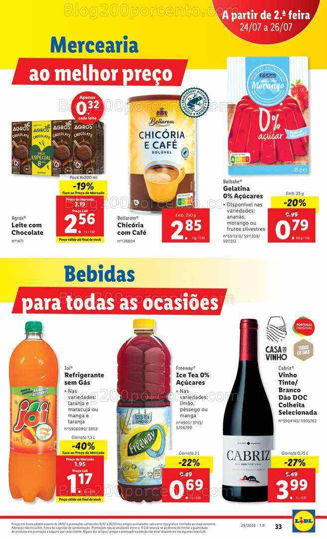 Antevisão Folheto LIDL Promoções de 20 a 26 julho - Edição Digital