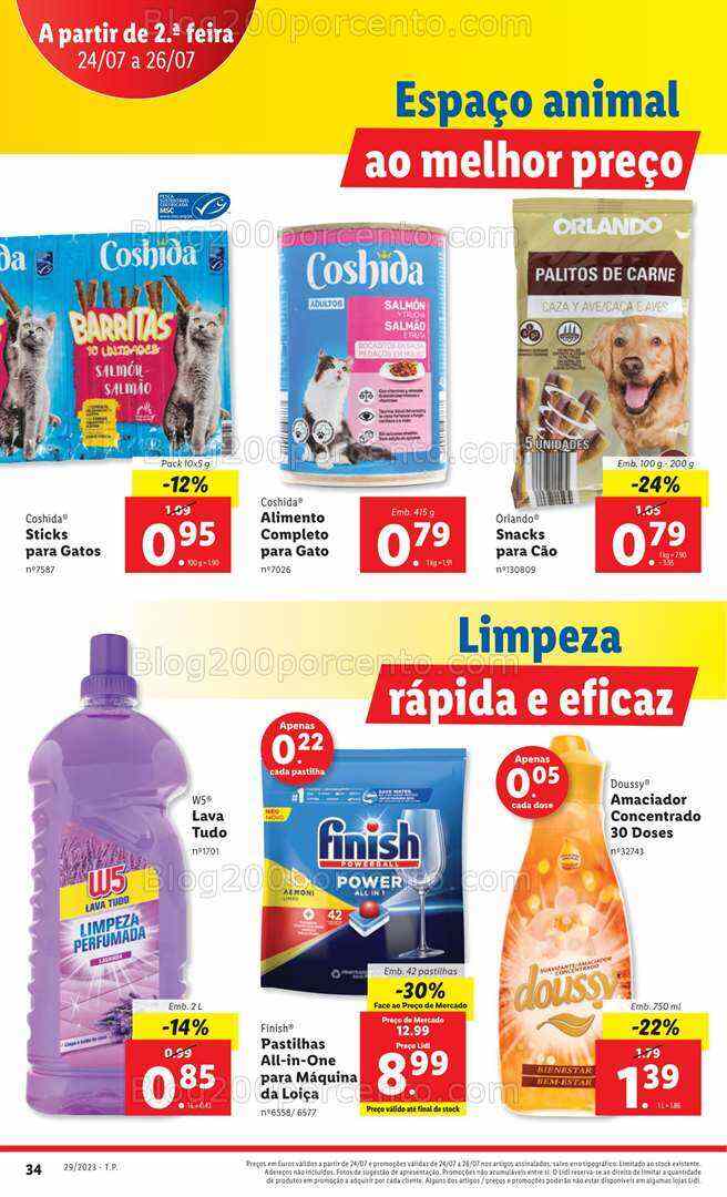 Antevisão Folheto LIDL Promoções de 20 a 26 julho - Edição Digital