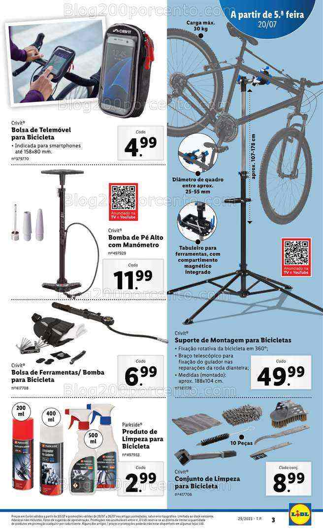 Antevisão Folheto LIDL Bazar Promoções de 20 a 26 julho