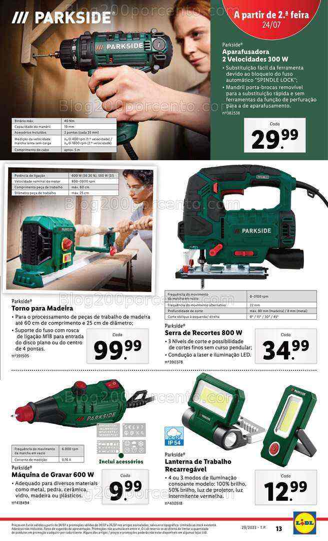 Antevisão Folheto LIDL Bazar Promoções de 20 a 26 julho