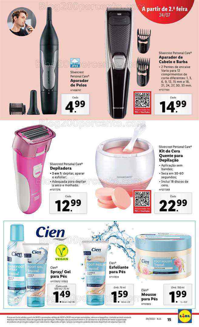 Antevisão Folheto LIDL Bazar Promoções de 20 a 26 julho