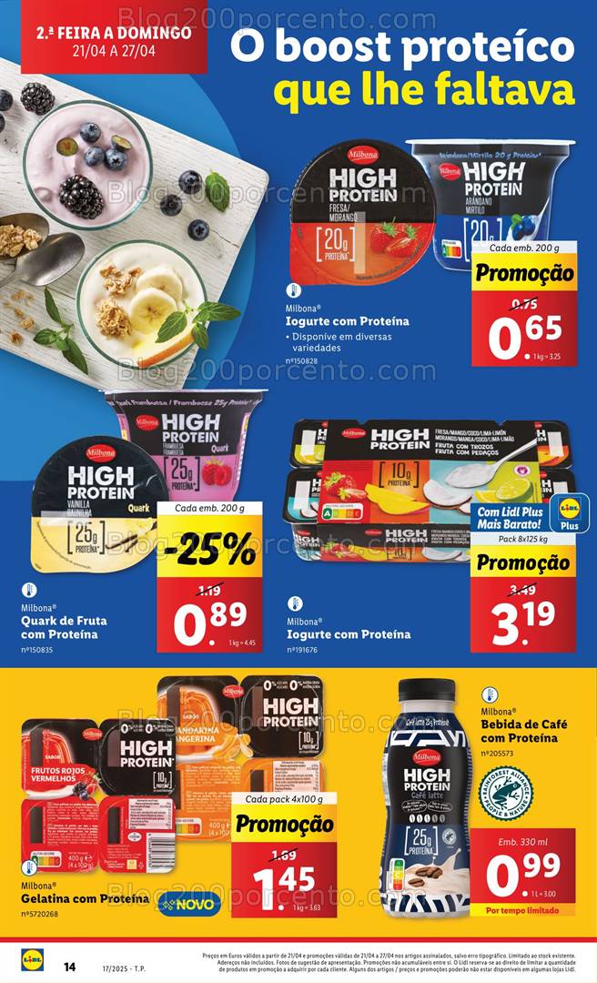 Antevisão Folheto LIDL Promoções de 21 a 27 abril - Edição Digital