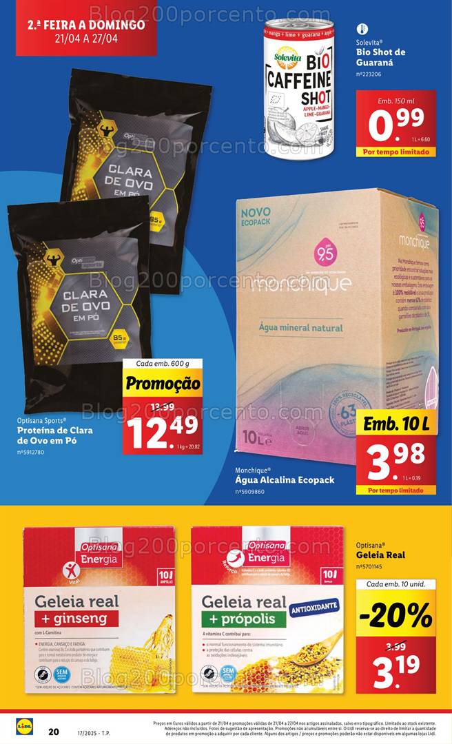 Antevisão Folheto LIDL Promoções de 21 a 27 abril - Edição Digital