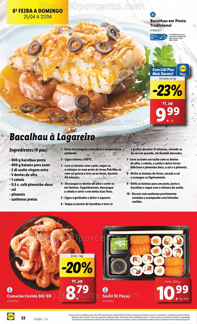Antevisão Folheto LIDL Promoções de 21 a 27 abril - Edição Digital
