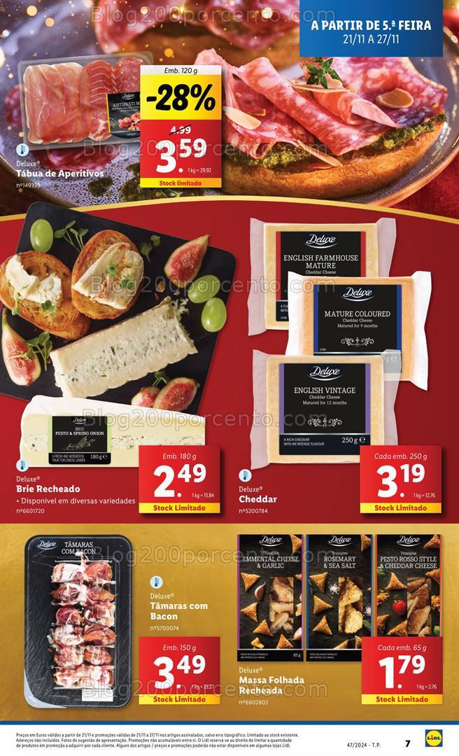 Antevisão Folheto LIDL Natal Promoções de 21 a 27 novembro