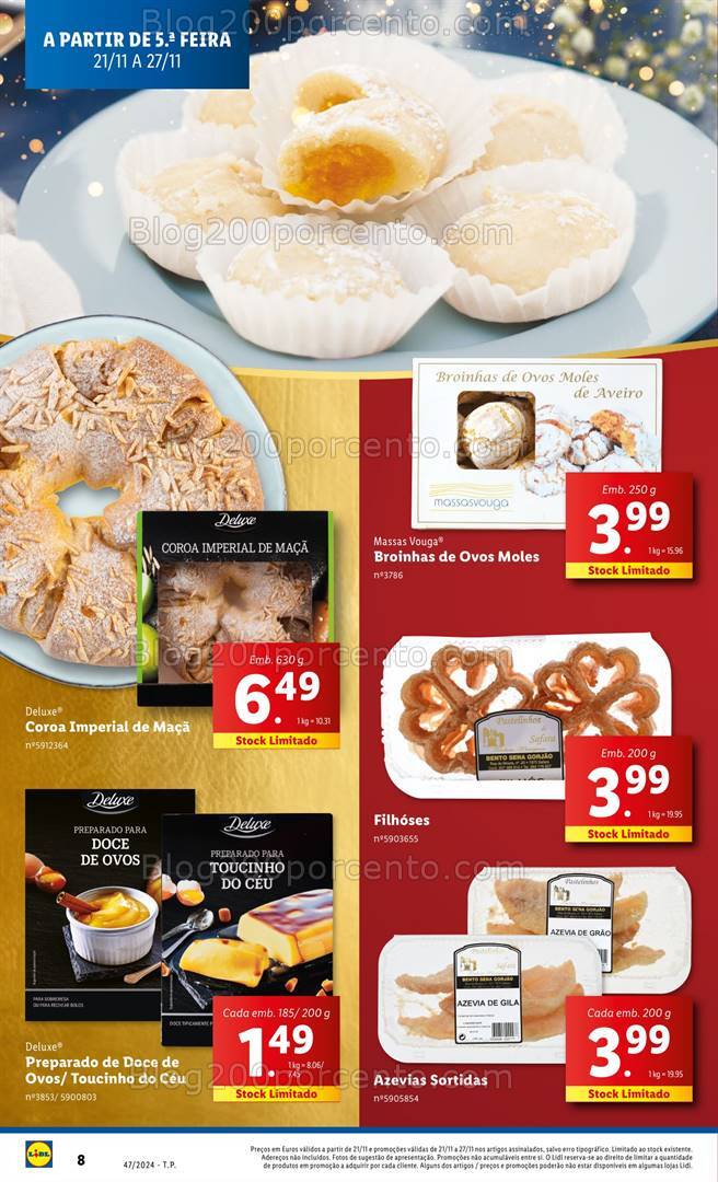 Antevisão Folheto LIDL Natal Promoções de 21 a 27 novembro