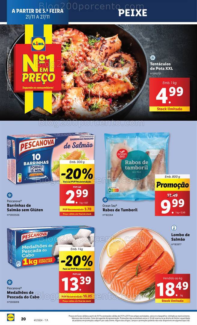 Antevisão Folheto LIDL Promoções de 21 a 27 novembro