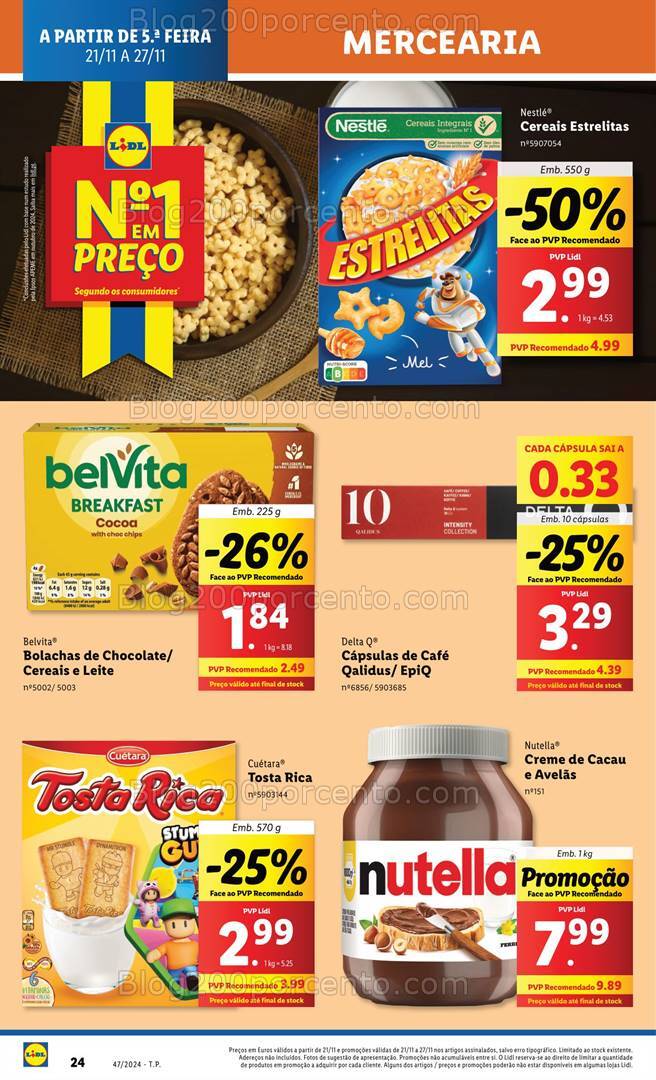 Antevisão Folheto LIDL Promoções de 21 a 27 novembro