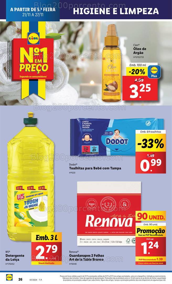 Antevisão Folheto LIDL Promoções de 21 a 27 novembro