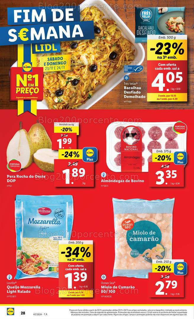 Antevisão Folheto LIDL Promoções de 21 a 27 novembro
