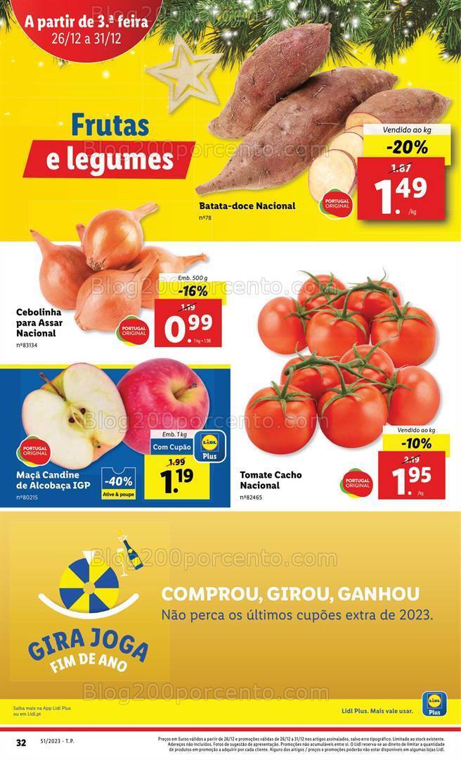 Antevisão Folheto LIDL Essenciais de Natal Promoções de 21 a 24 dezembro