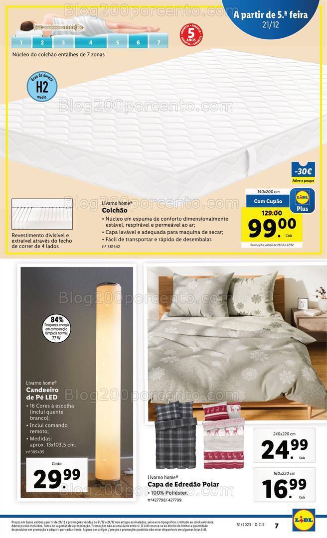Antevisão Folheto LIDL Bazar Promoções de 21 a 31 dezembro