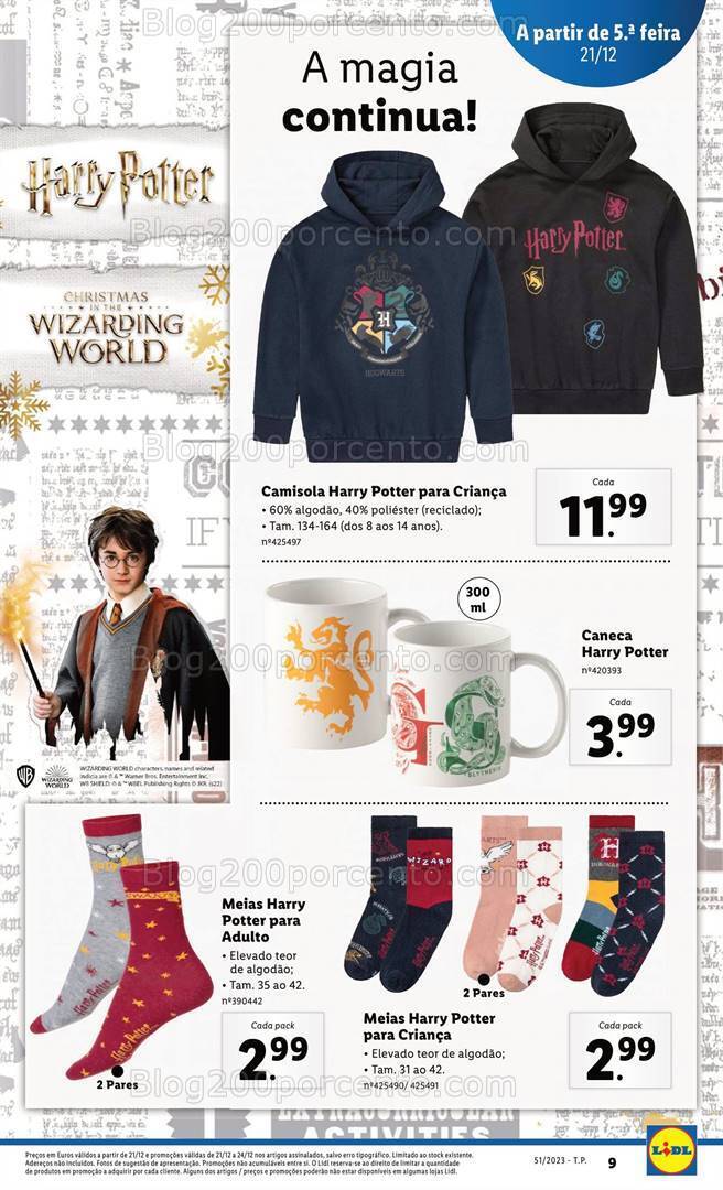 Antevisão Folheto LIDL Bazar Promoções de 21 a 31 dezembro