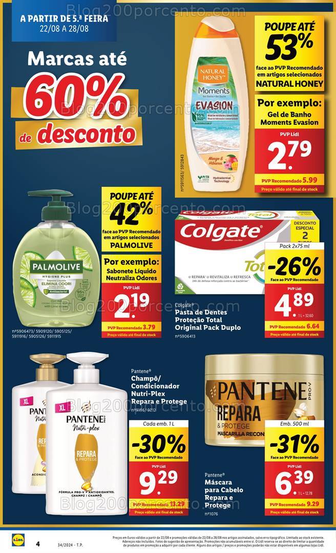 Antevisão Folheto LIDL Promoções de 22 a 28 agosto