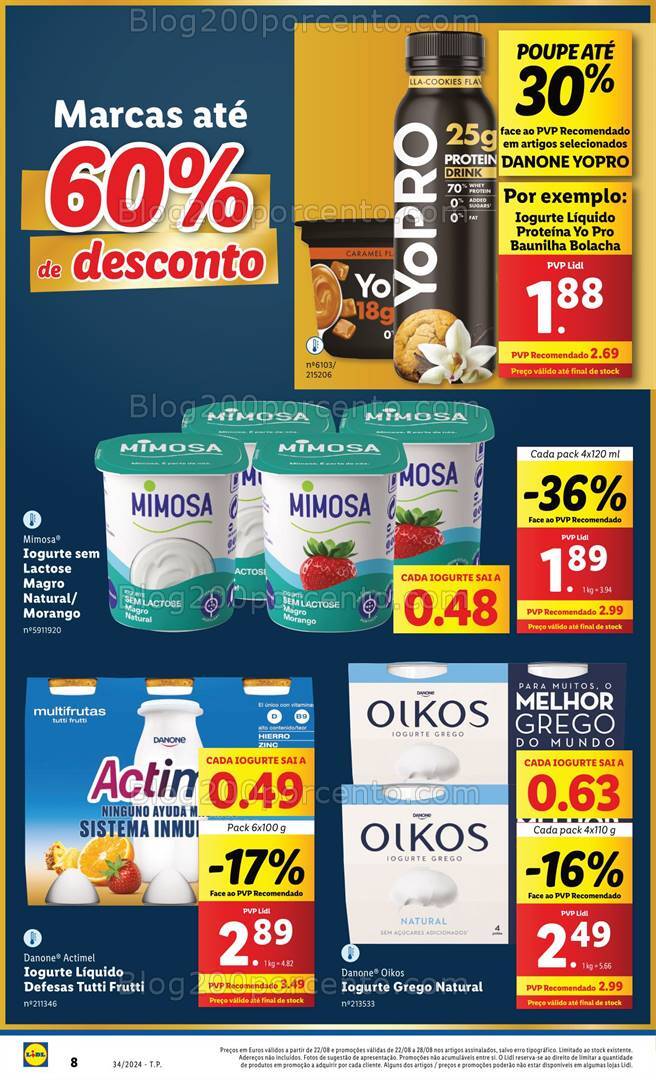 Antevisão Folheto LIDL Promoções de 22 a 28 agosto