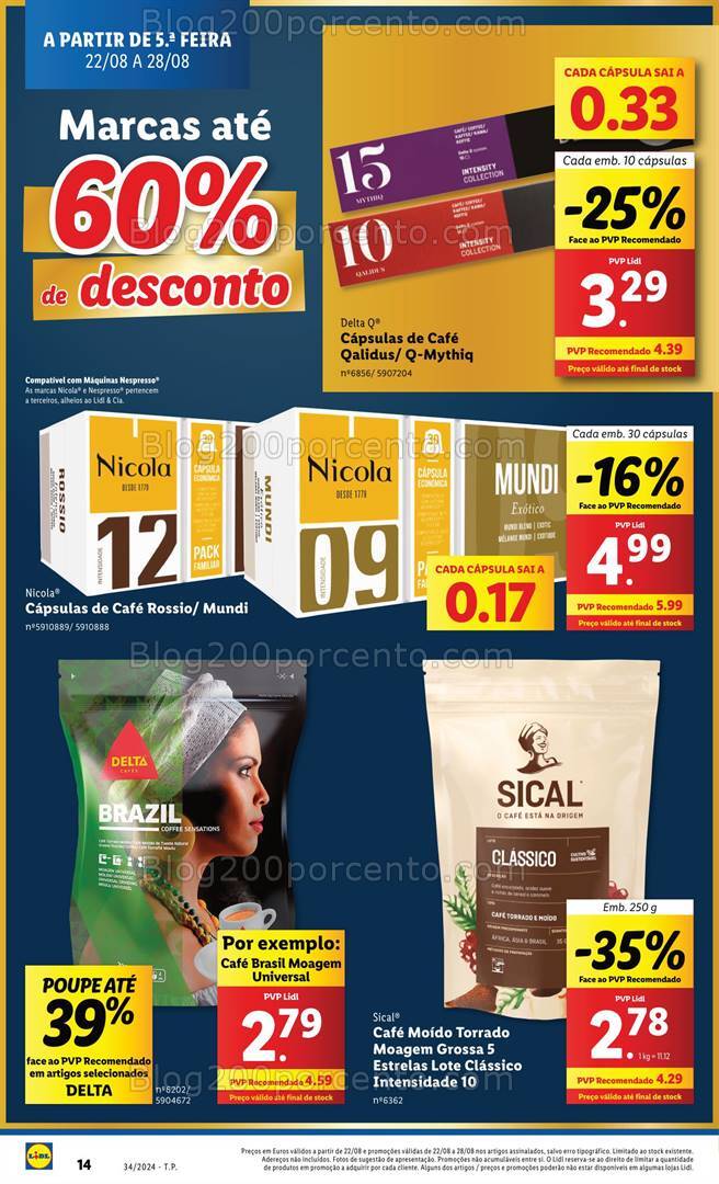 Antevisão Folheto LIDL Promoções de 22 a 28 agosto