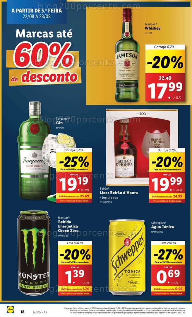 Antevisão Folheto LIDL Promoções de 22 a 28 agosto